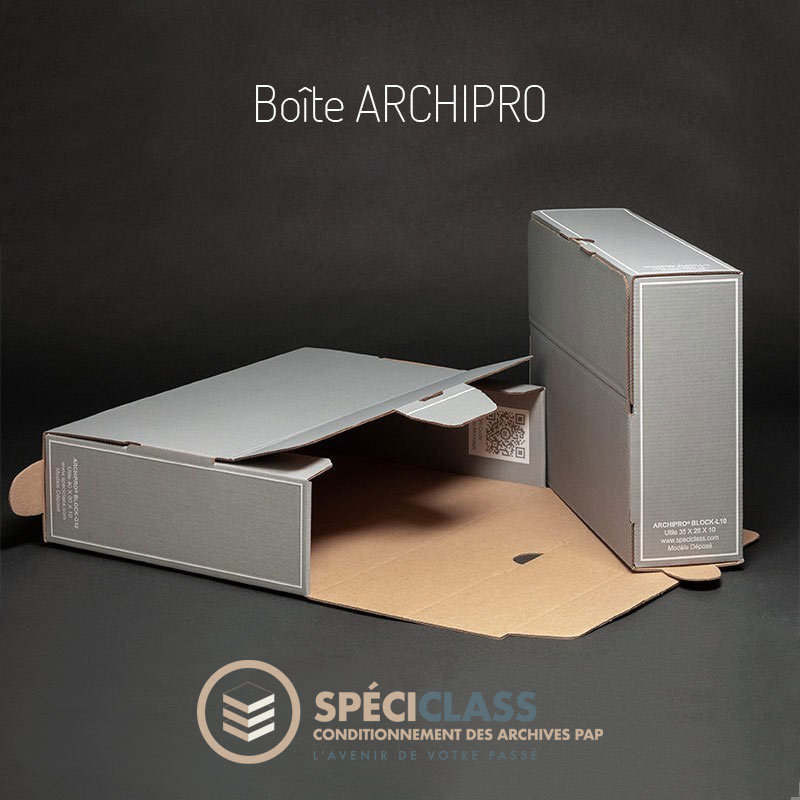 Boîtes d'archivage ARCHIPRO