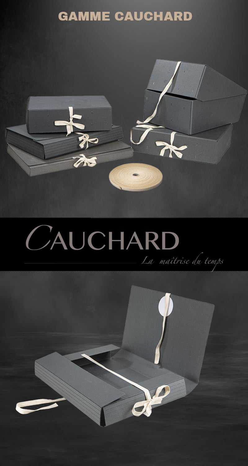 Boîtes Cauchard pour l'archivage longue durée